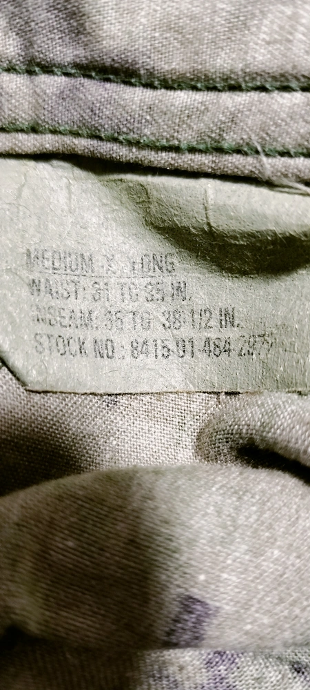 アメリカ軍 迷彩服 上下セット Mサイズの写真4枚目