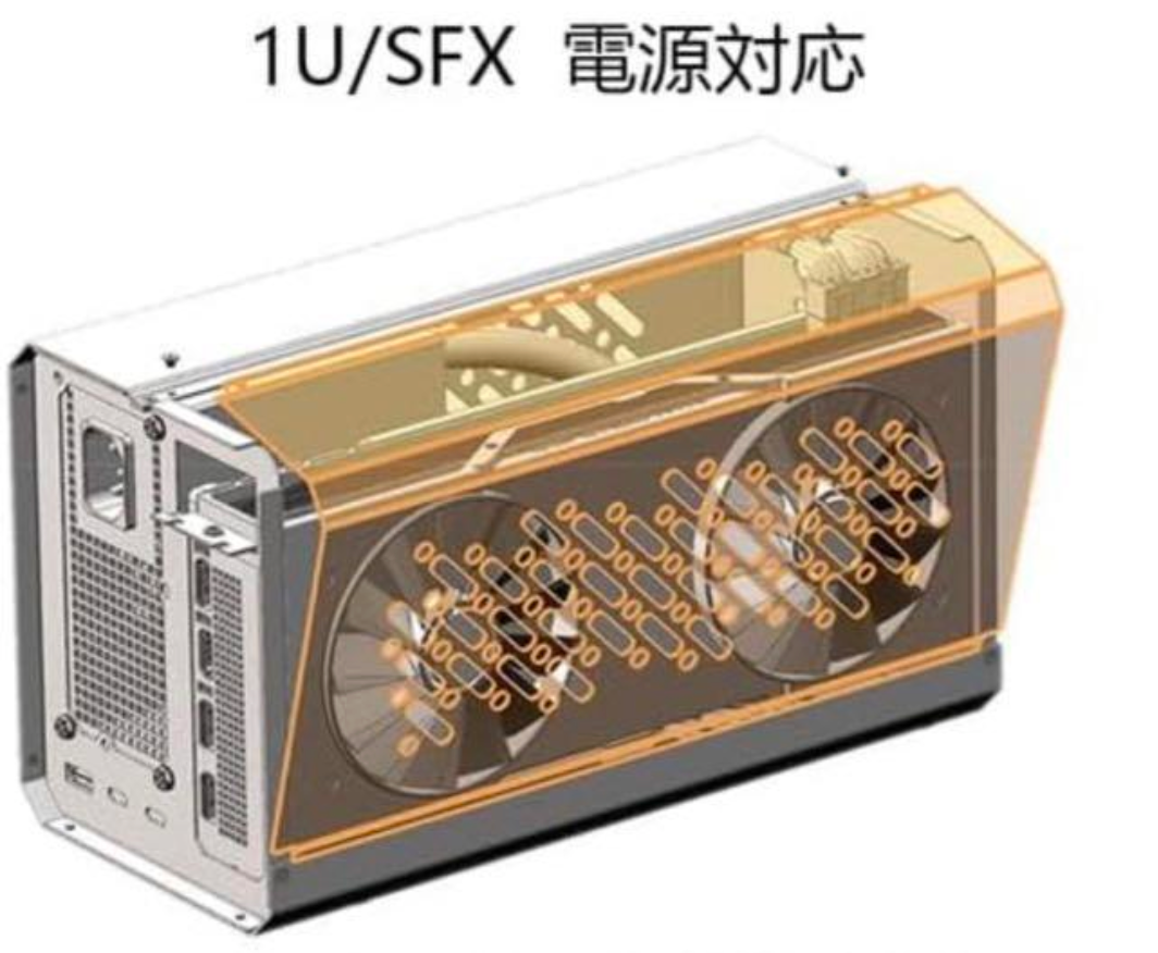 TH3P4 eGPUケース28cm SFXタイプの写真6枚目
