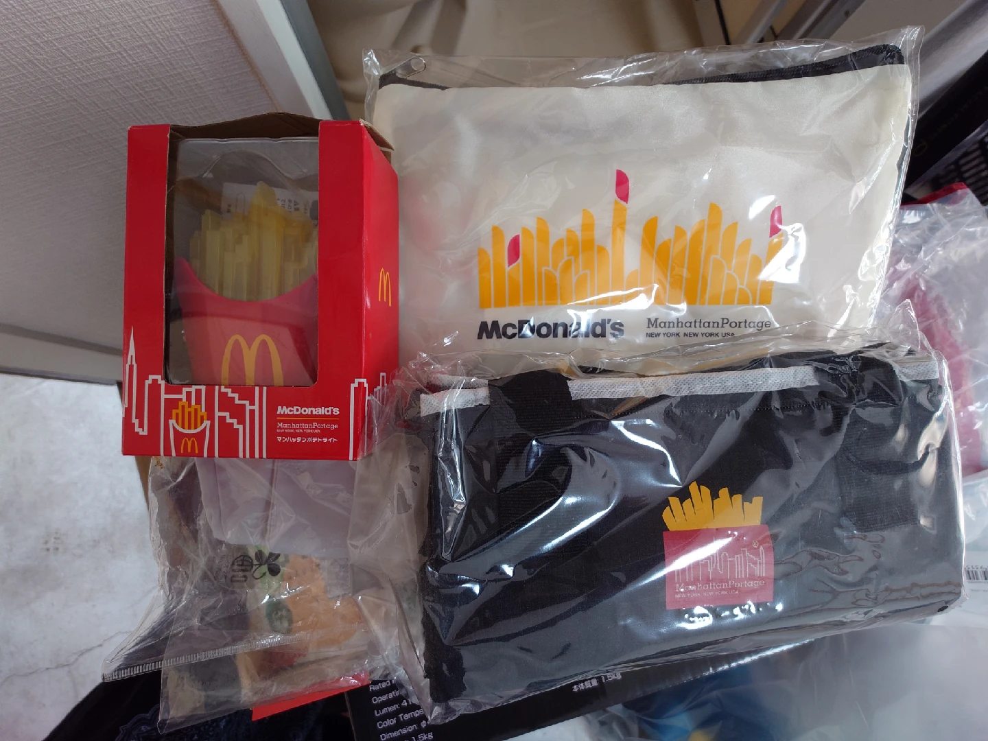 マクドナルド マンハッタンポーテージ 小物セット
