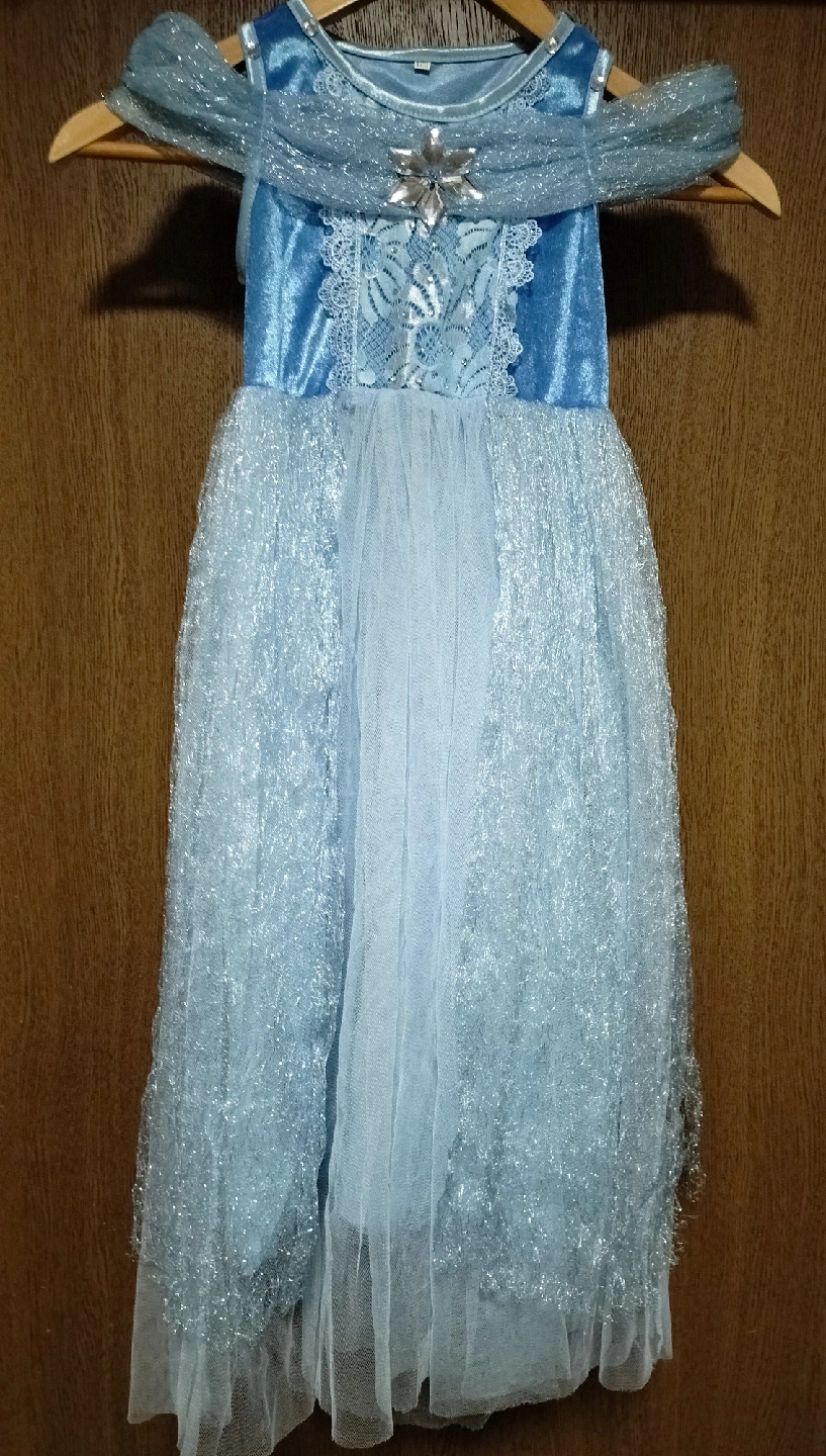 キッズドレス 水色 120