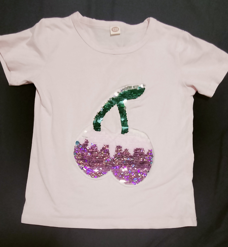 キッズTシャツ チェリー柄 120サイズ
