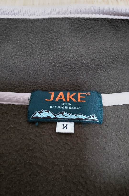 《中古品》【JAKE】フリース ジャケット ブルゾン(メンズМサイズ)☆の写真3枚目