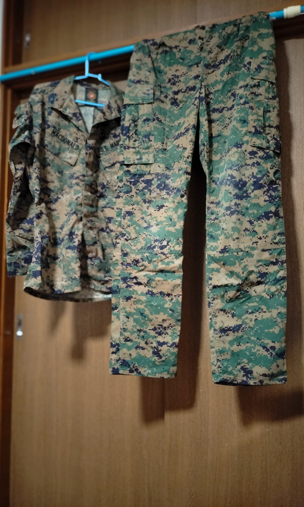 アメリカ軍 迷彩服 上下セット Mサイズの写真6枚目