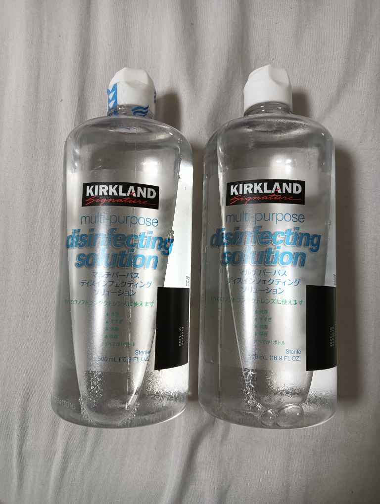 カークランド コンタクトレンズ用保存液 500ml　2本