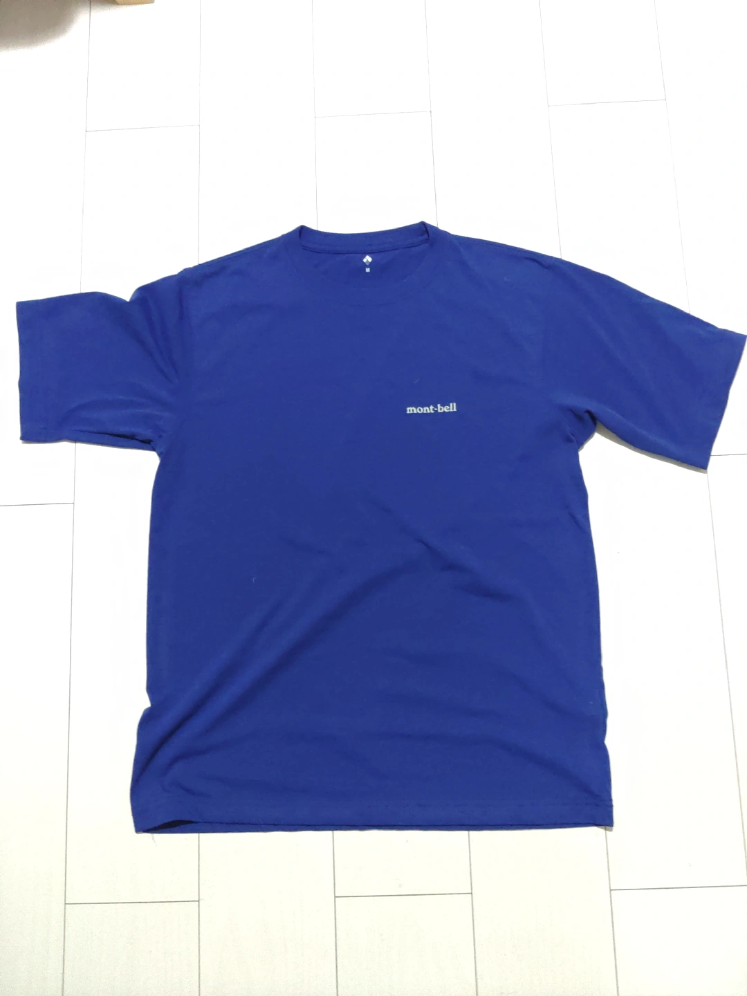 モンベル Tシャツ ブルー Mサイズ