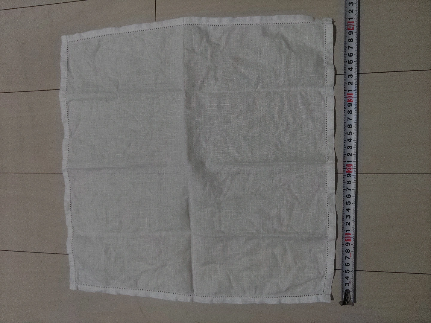 ハンカチ 白 約39cm