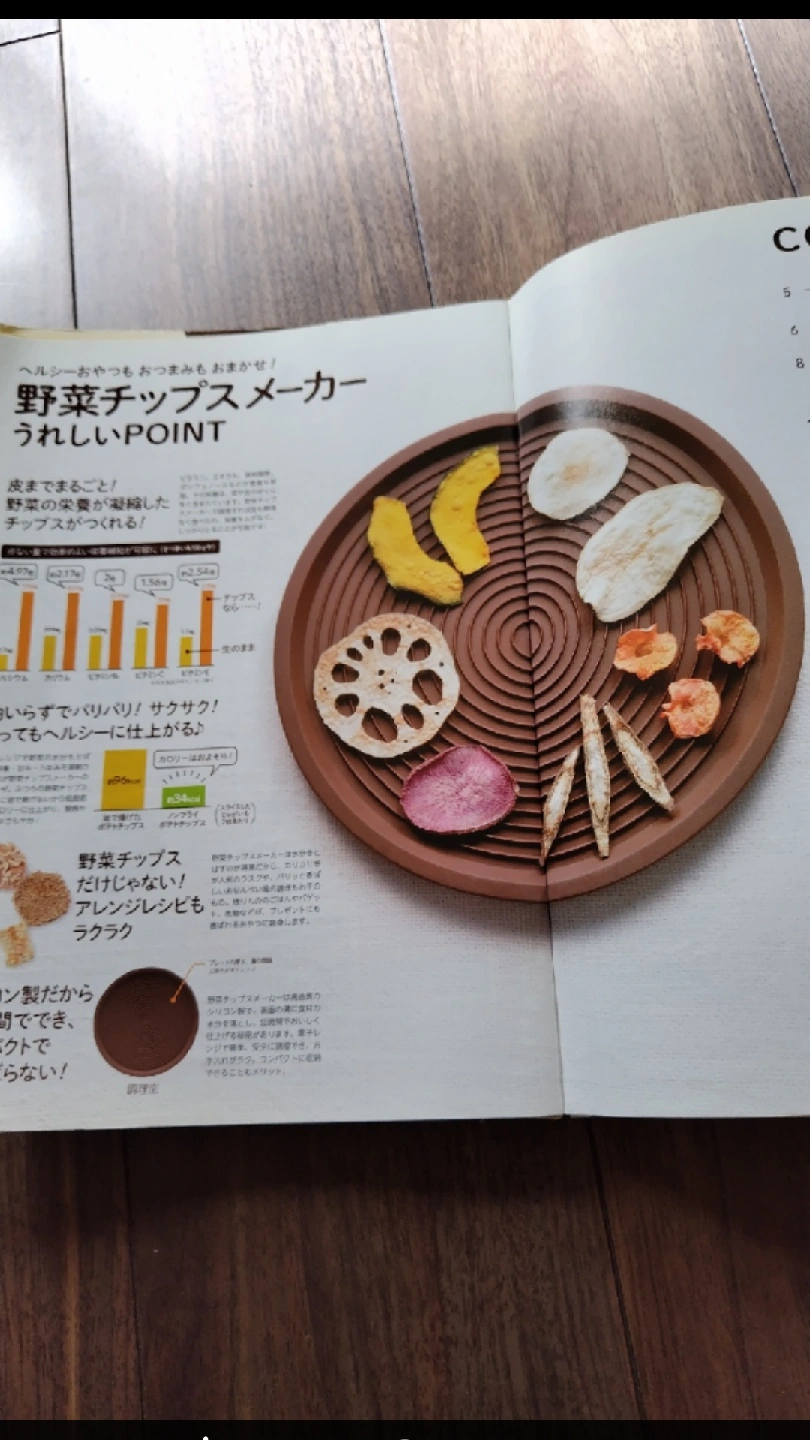 ガッケン 野菜チップスメーカー レシピ本付きの写真3枚目