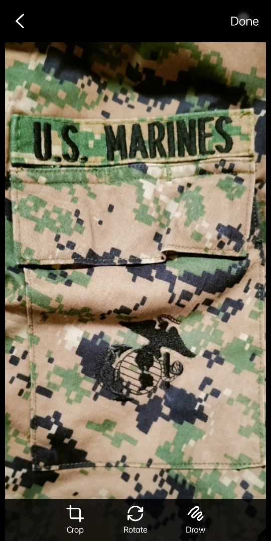 アメリカ軍 迷彩服 上下セット Mサイズの写真2枚目