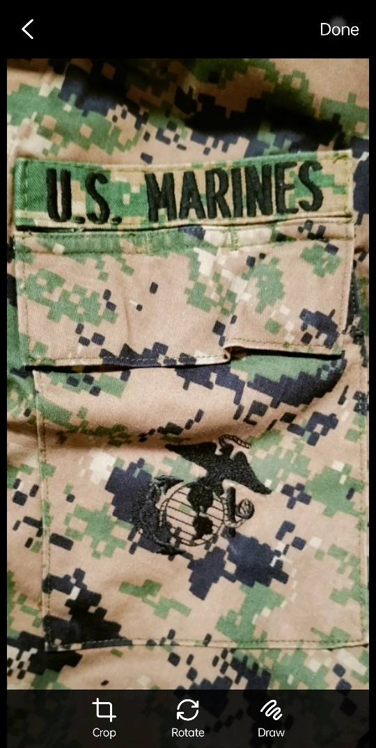 アメリカ軍 迷彩服 上下セット Mサイズの写真2枚目