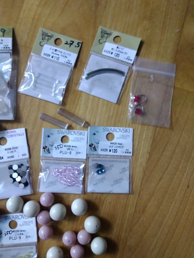 アクセサリーパーツまとめ売り スワロフスキー他の写真2枚目