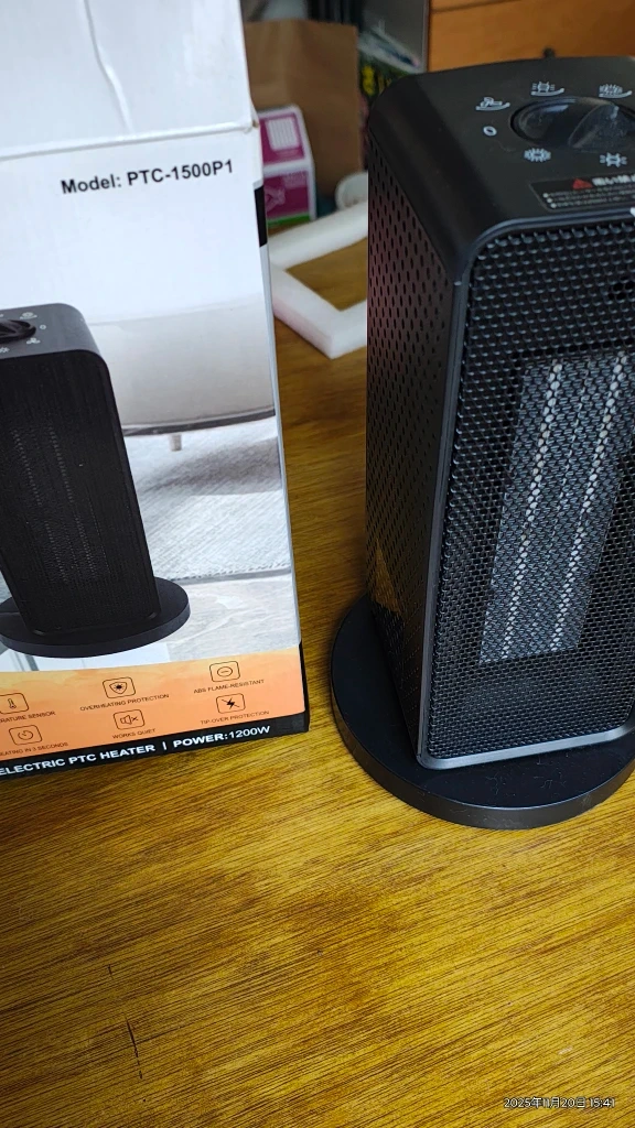 PTC スペースヒーター PTC-1500P1の写真3枚目