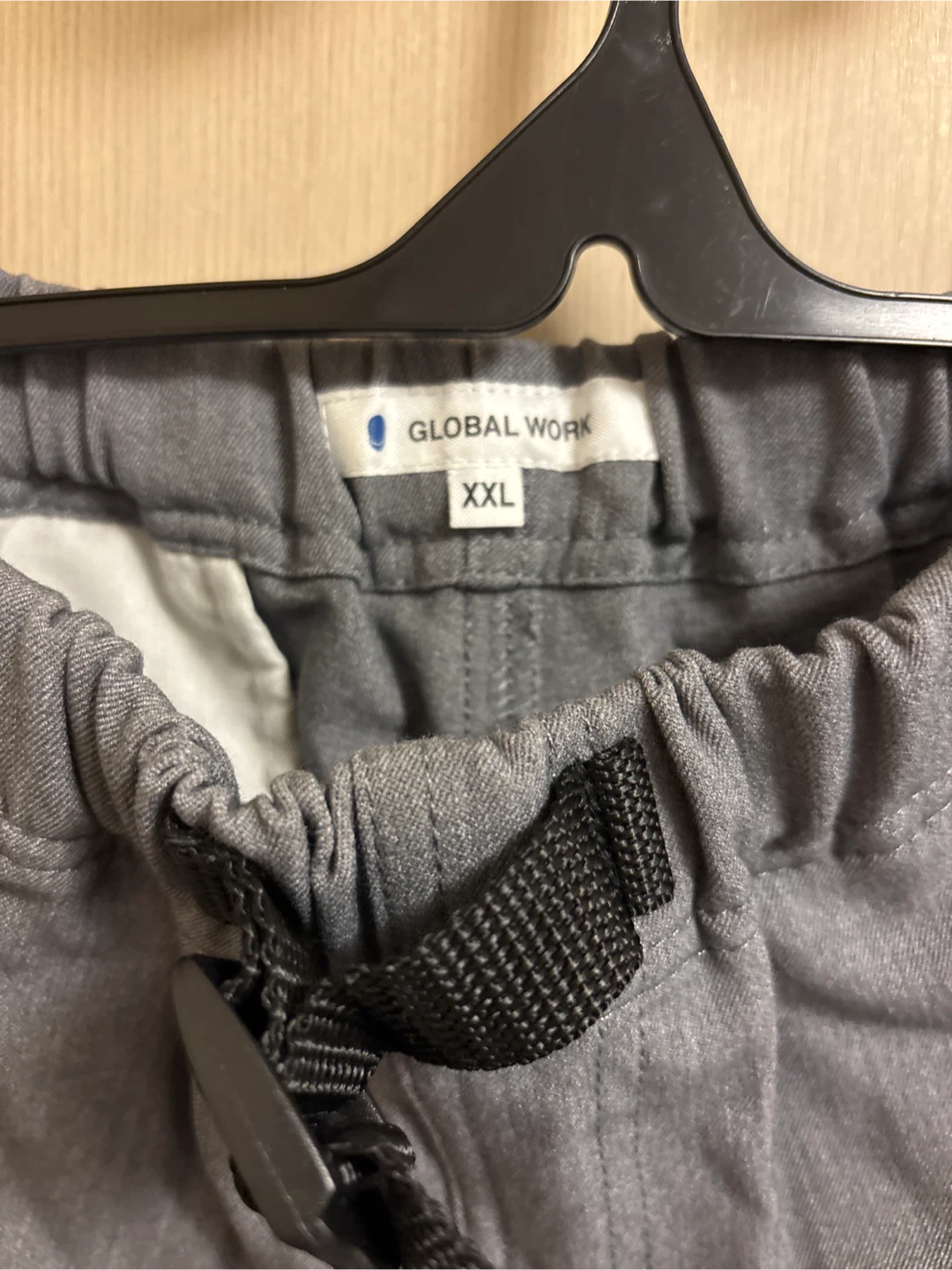 【美品】グローバルワーク パンツ グレー キッズXXLの写真3枚目