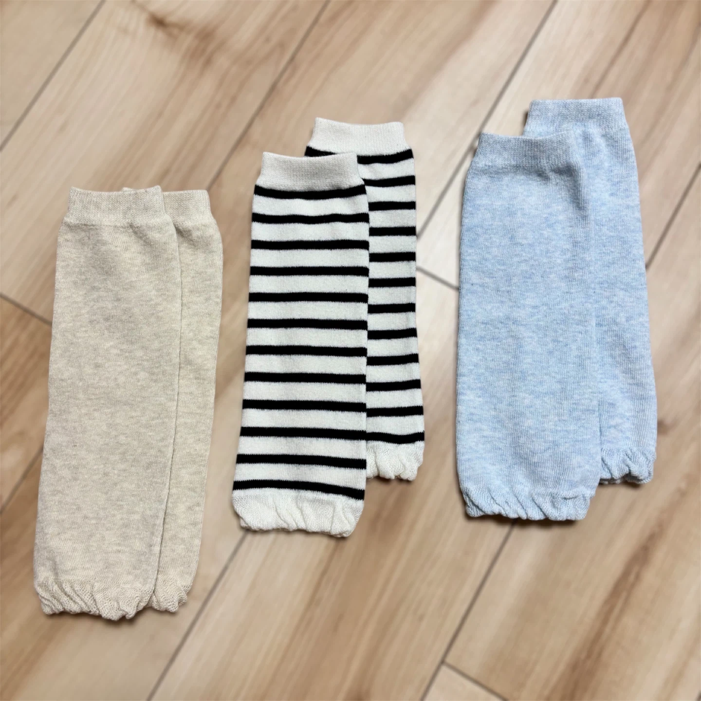 【美品】ベルメゾン　ベビー レッグウォーマー 3点セット