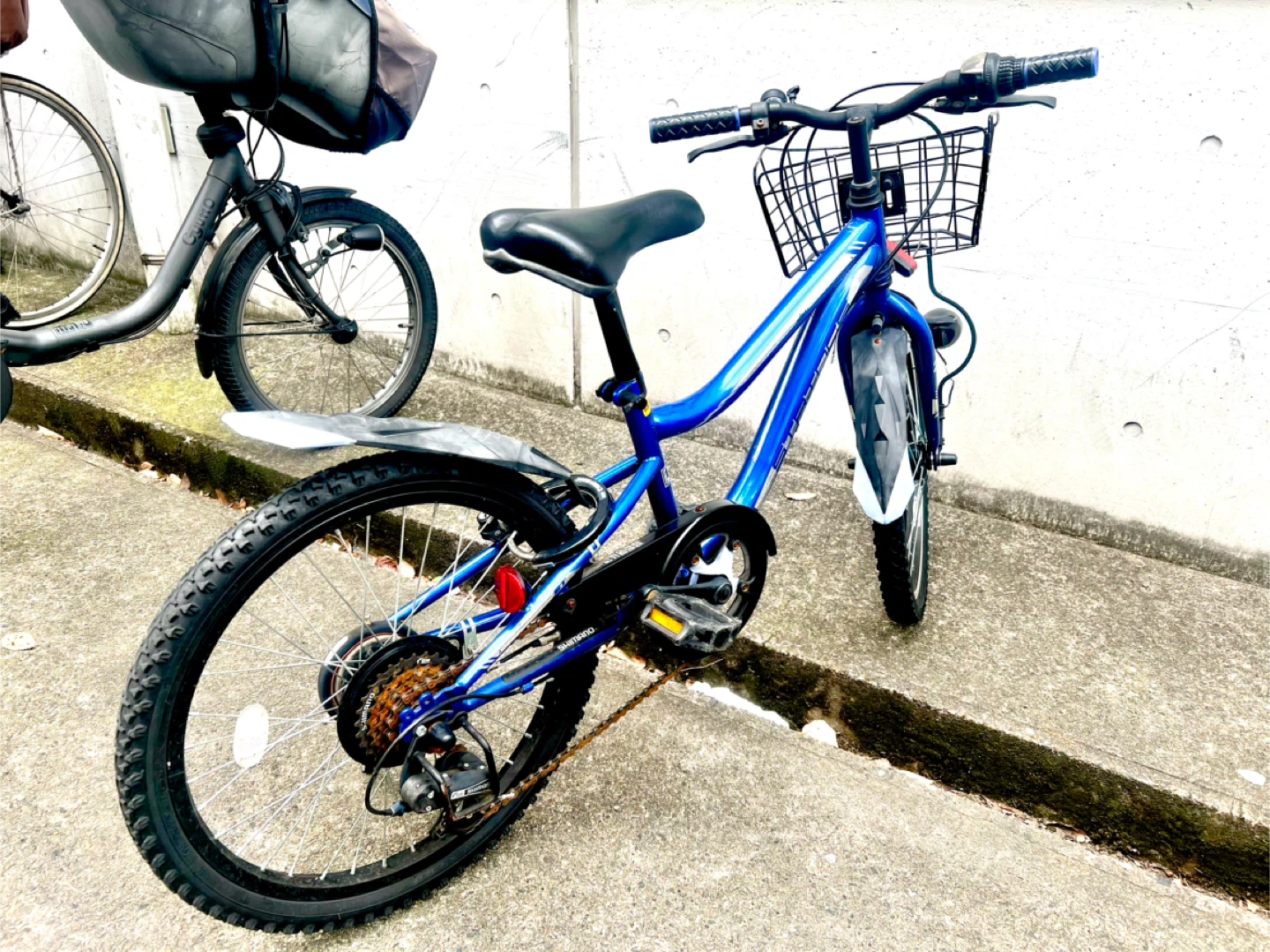 子供用自転車 青色の写真2枚目