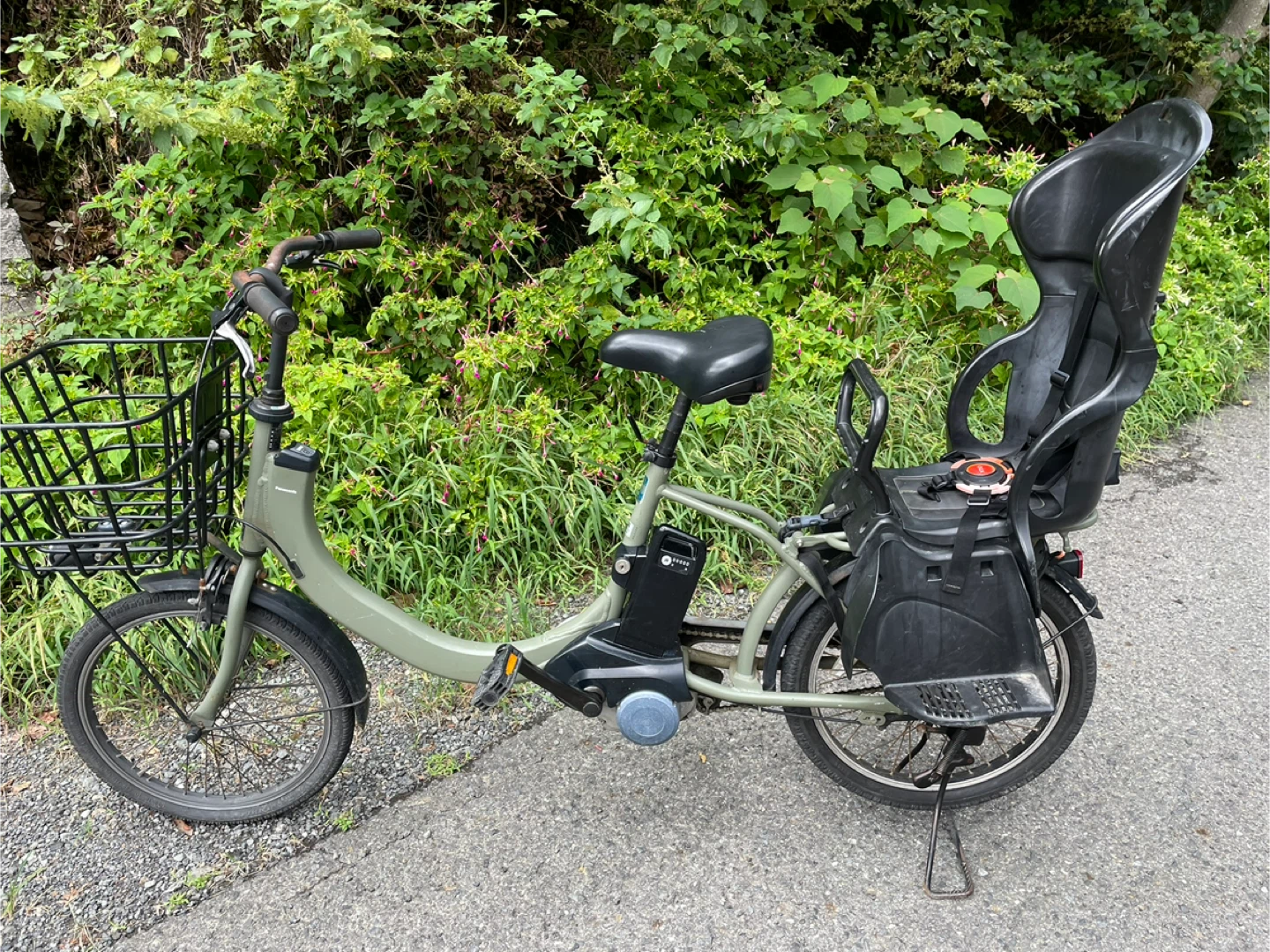 値下げしました: Panasonic 電動アシスト自転車 子供乗せ付きの写真3枚目