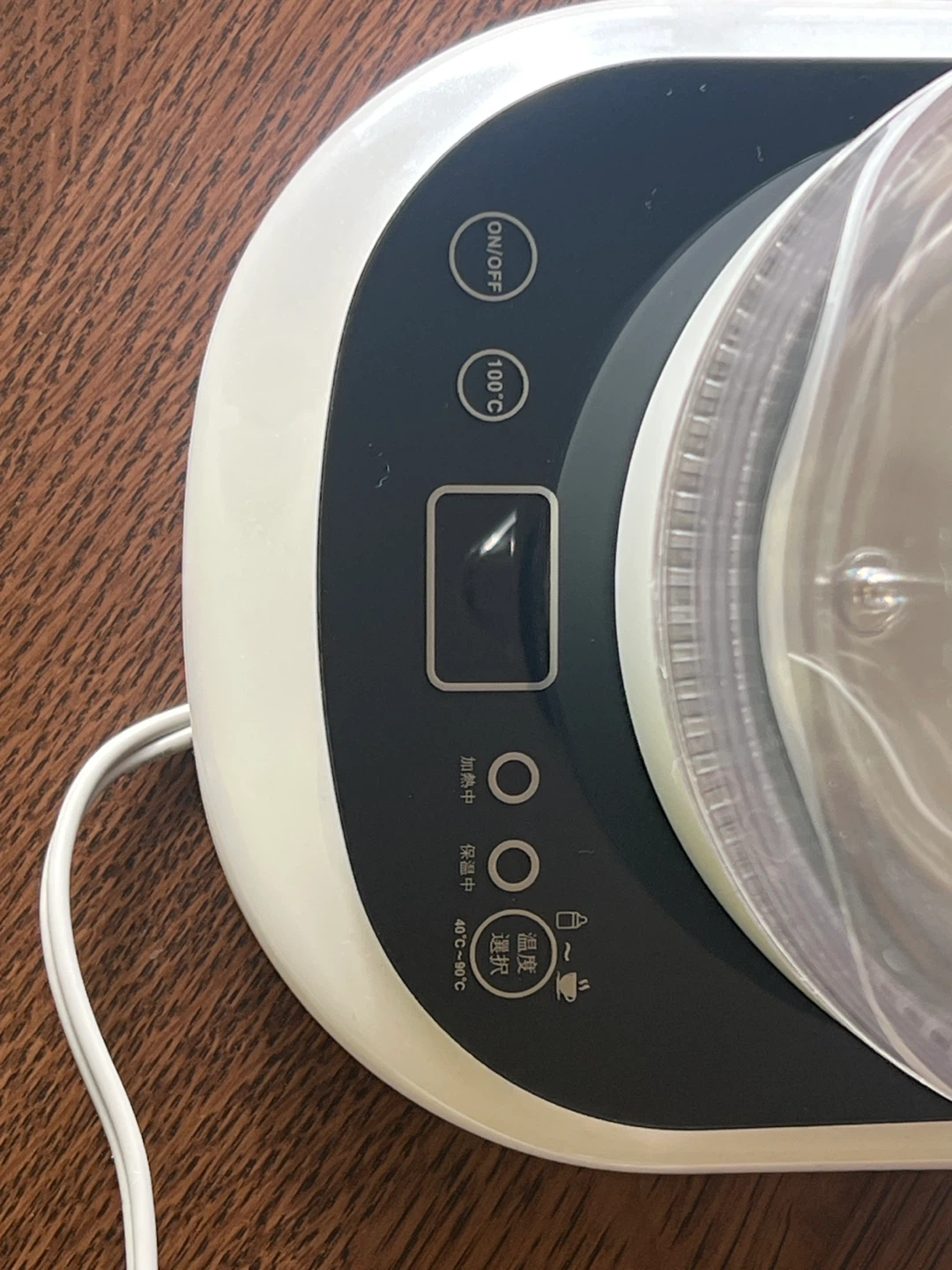 電気ケトル プラスチック製の写真5枚目