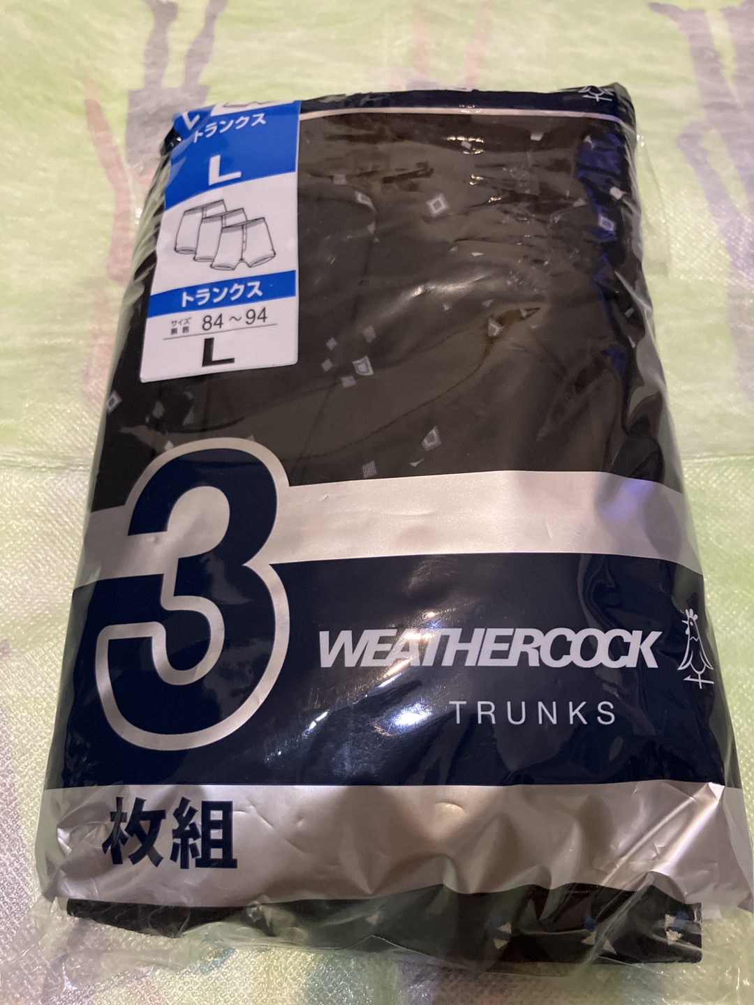 WEATHERCOCK トランクス Lサイズ 3枚組