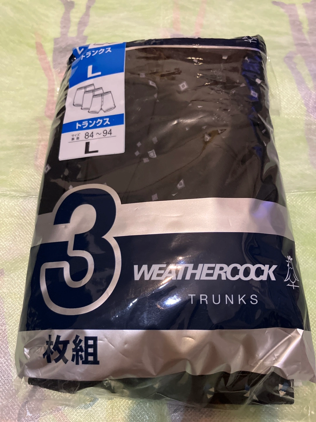 WEATHERCOCK トランクス Lサイズ 3枚組