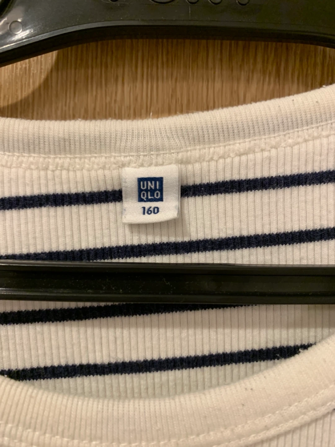 ユニクロ ボーダーTシャツ 160の写真2枚目