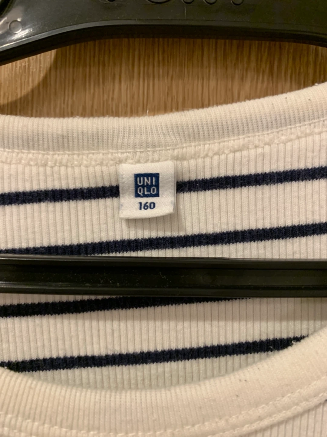 ユニクロ ボーダーTシャツ 160の写真2枚目