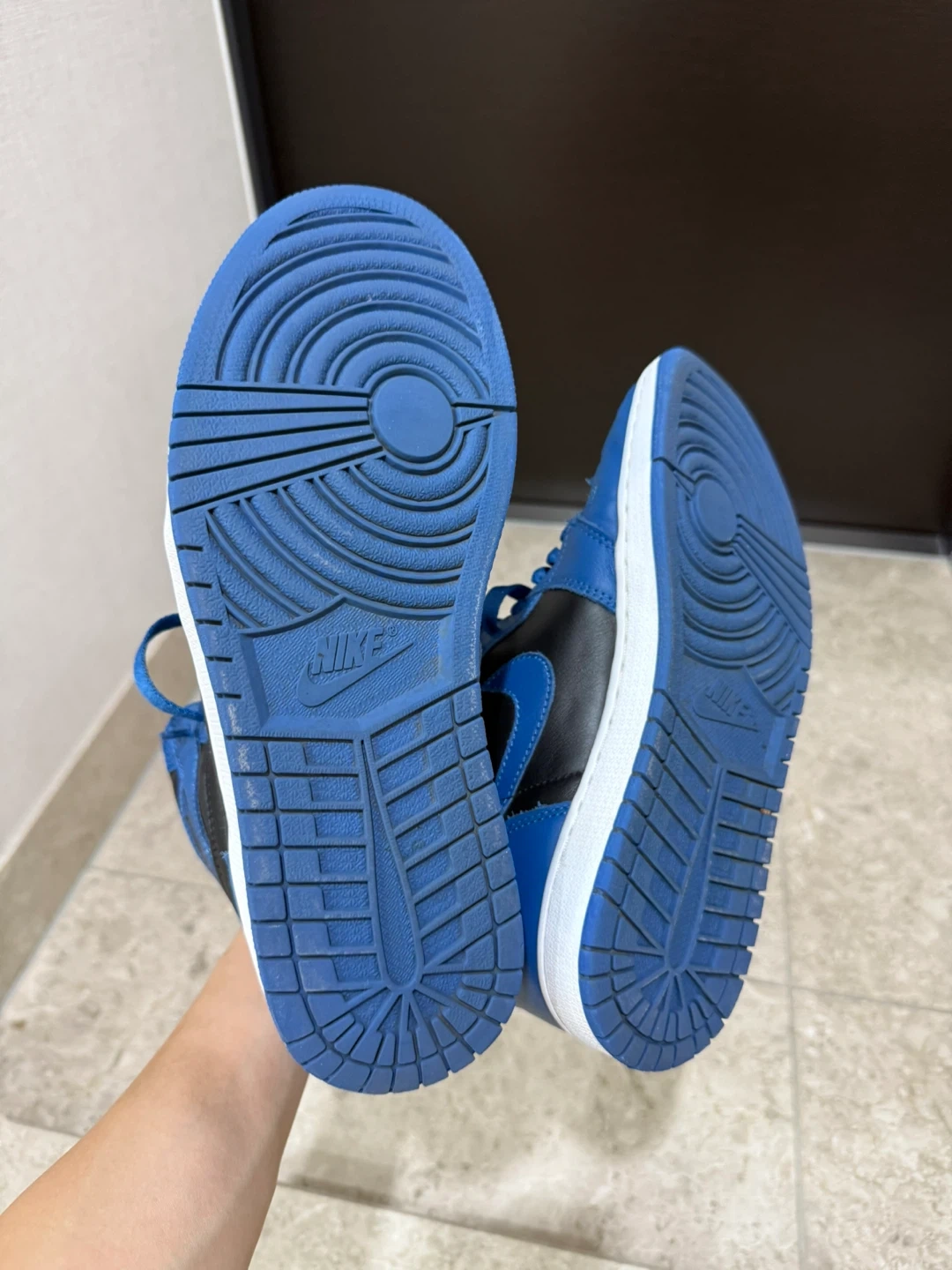 ナイキ Jordan 1 Retro High OG Dark Marina Blue 27.5cmの写真5枚目