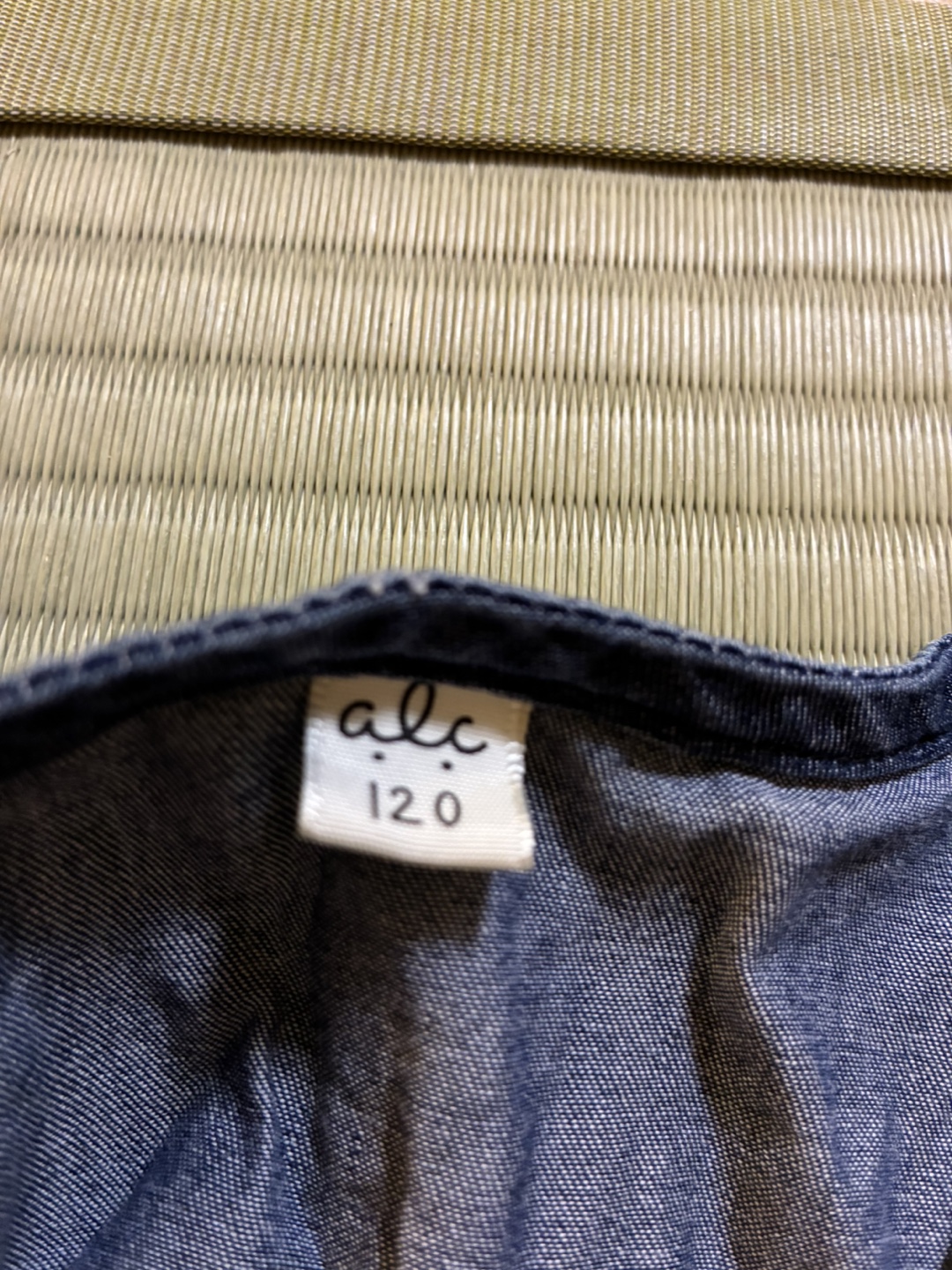 alc デニムワンピース サイズ120の写真3枚目