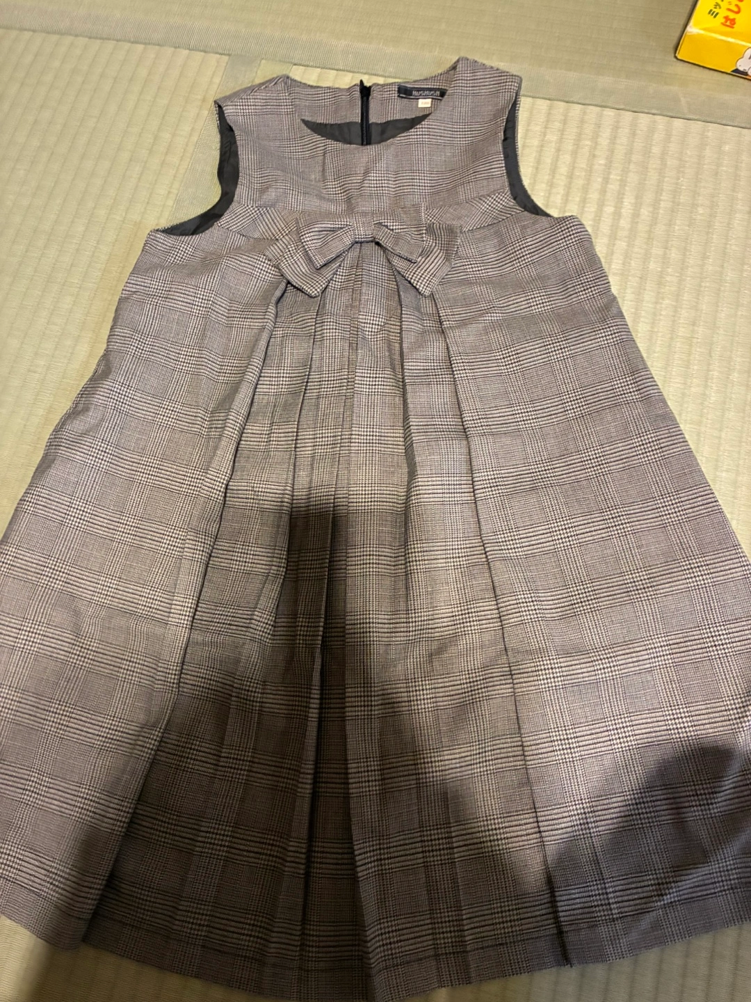 ハッシュアッシュ ワンピース チェック柄 サイズ120