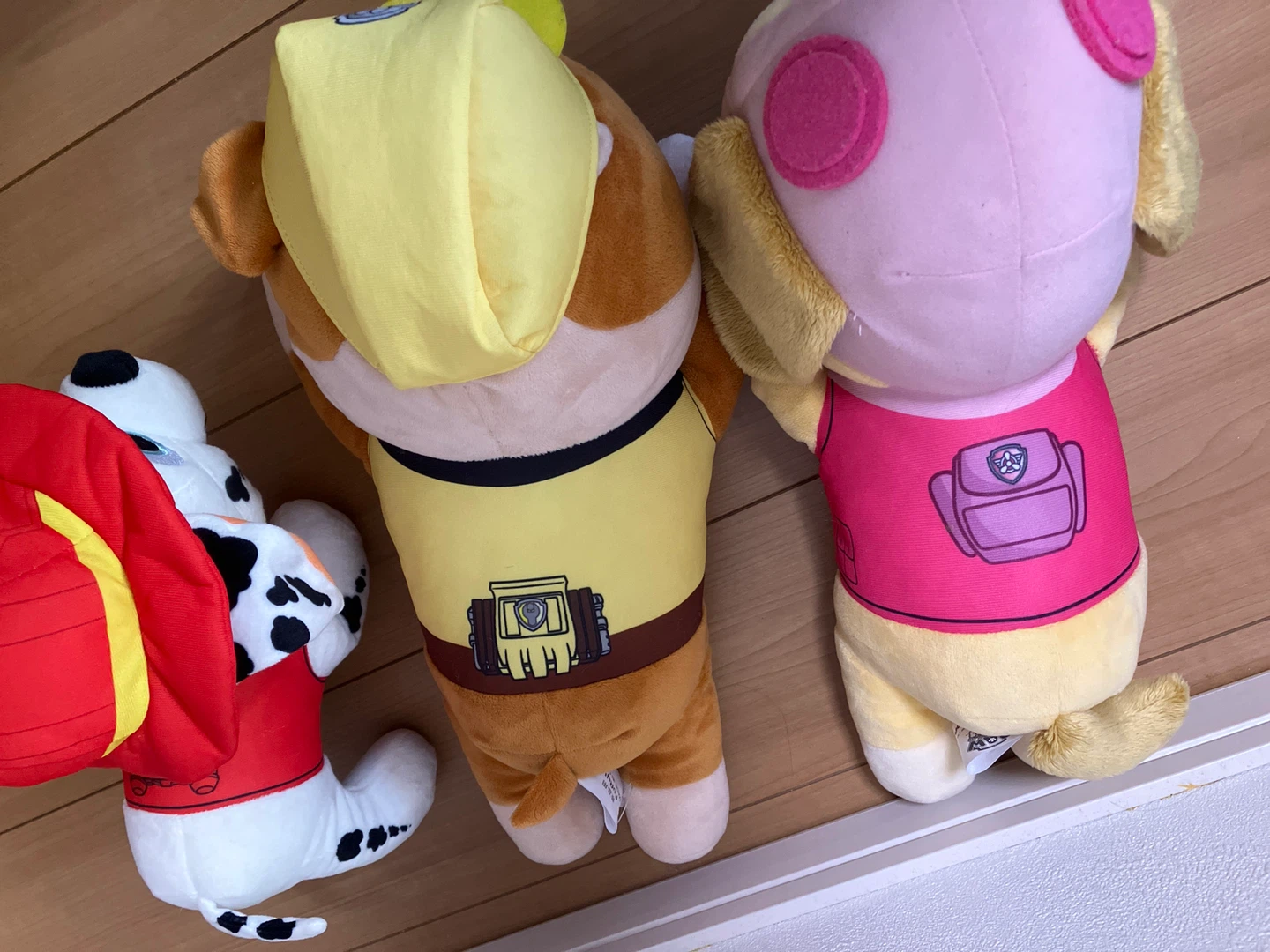 パウ・パトロール ぬいぐるみ3点セットの写真2枚目