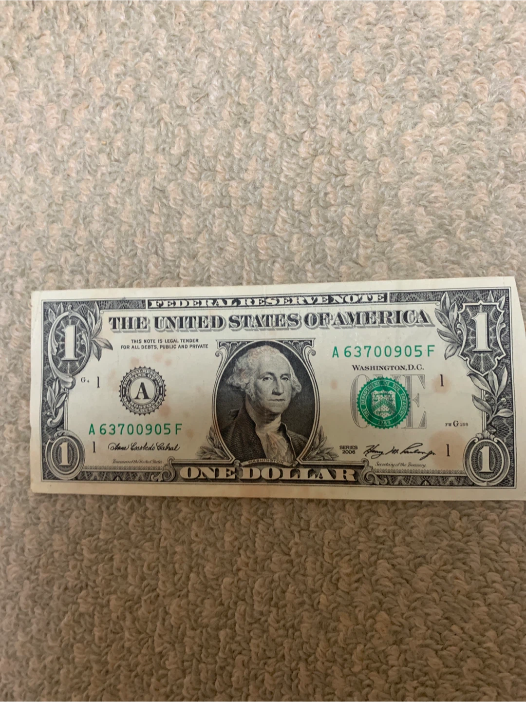1ドル紙幣
