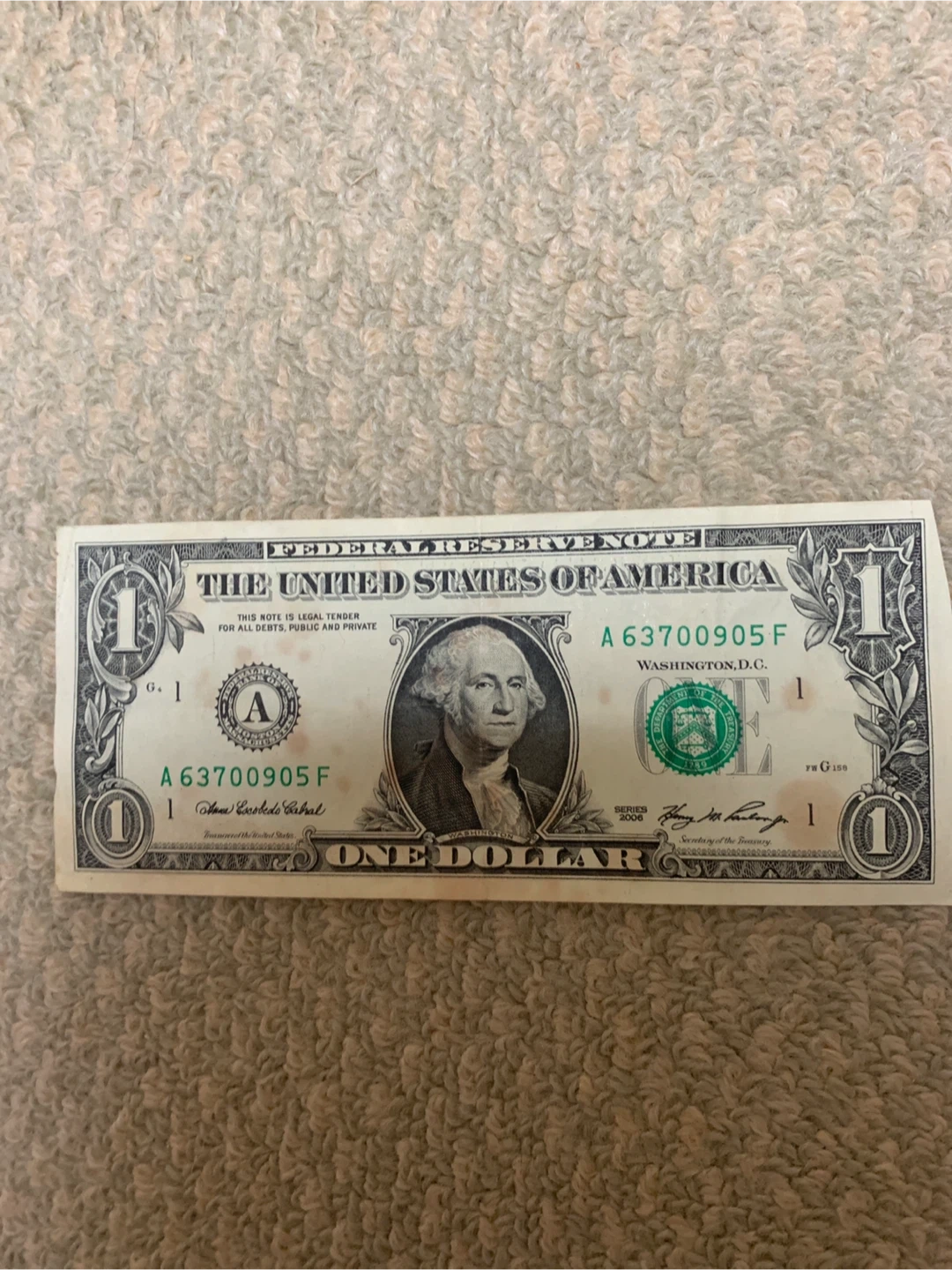 1ドル紙幣