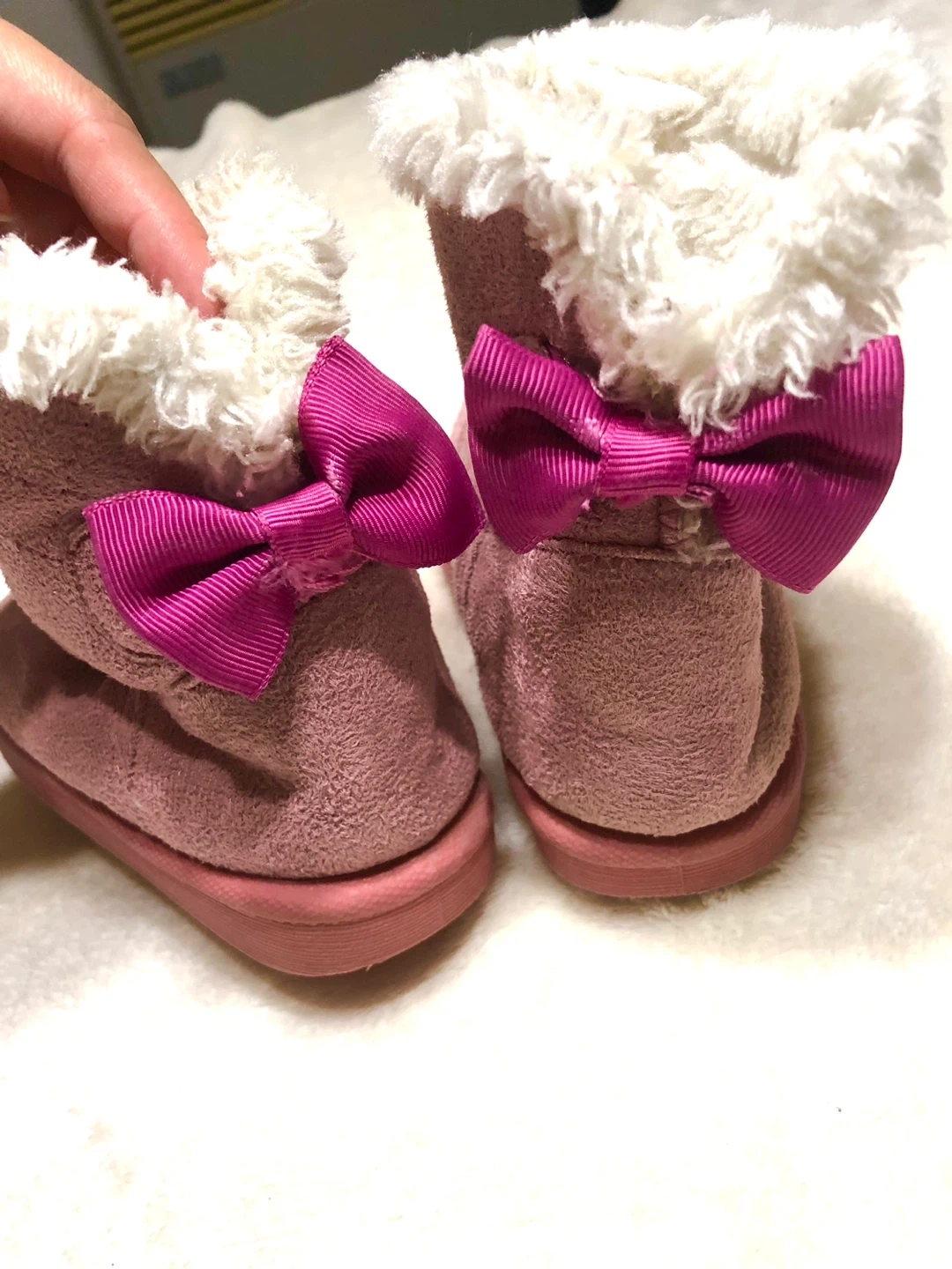 👧✨🌟ブーツ 2足セット ピンク/ブラウン(サイズ: 15.0)🌟✨の写真8枚目