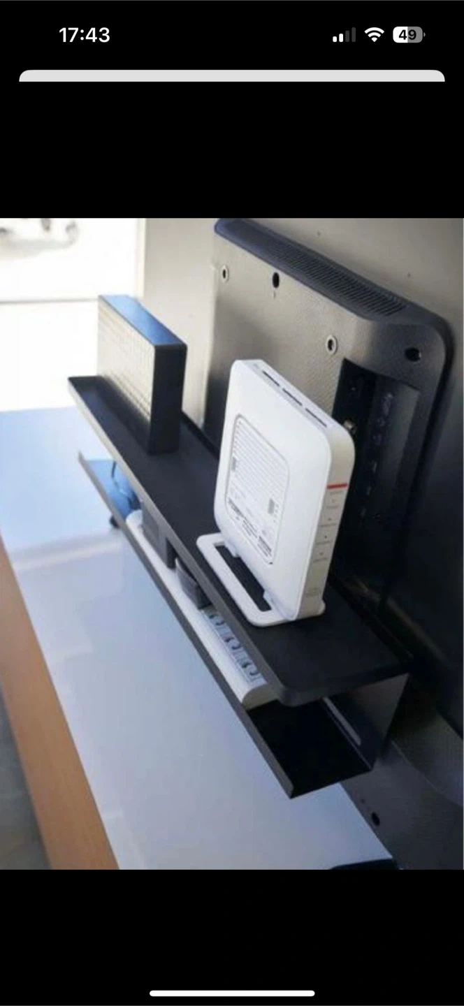 smart 山崎実業 配線コード隠し 収納 テレビ裏の写真4枚目
