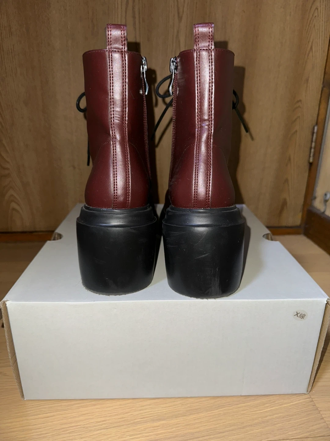 ABCマート ブーツ PL LACE UP 8 厚底ブーツの写真3枚目