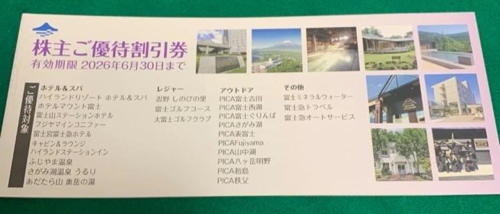 レストラン等で使える富士急行 株主優待 割引券 一冊の写真8枚目