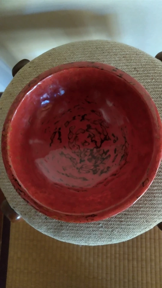 漆器 朱色 椀 木製の写真2枚目