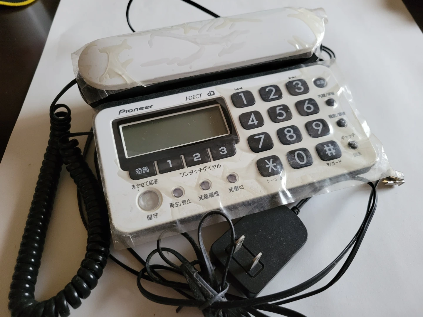 パイオニア 電話機 TF-SD10W-WK