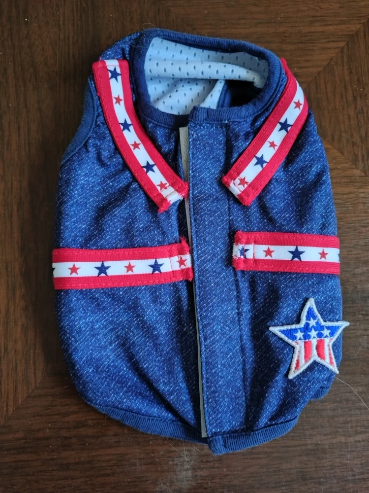 ペット用 服 アメリカ国旗柄