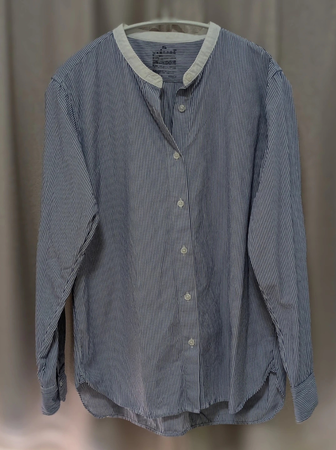 【値下げ!】無印良品 ストライプシャツ XL