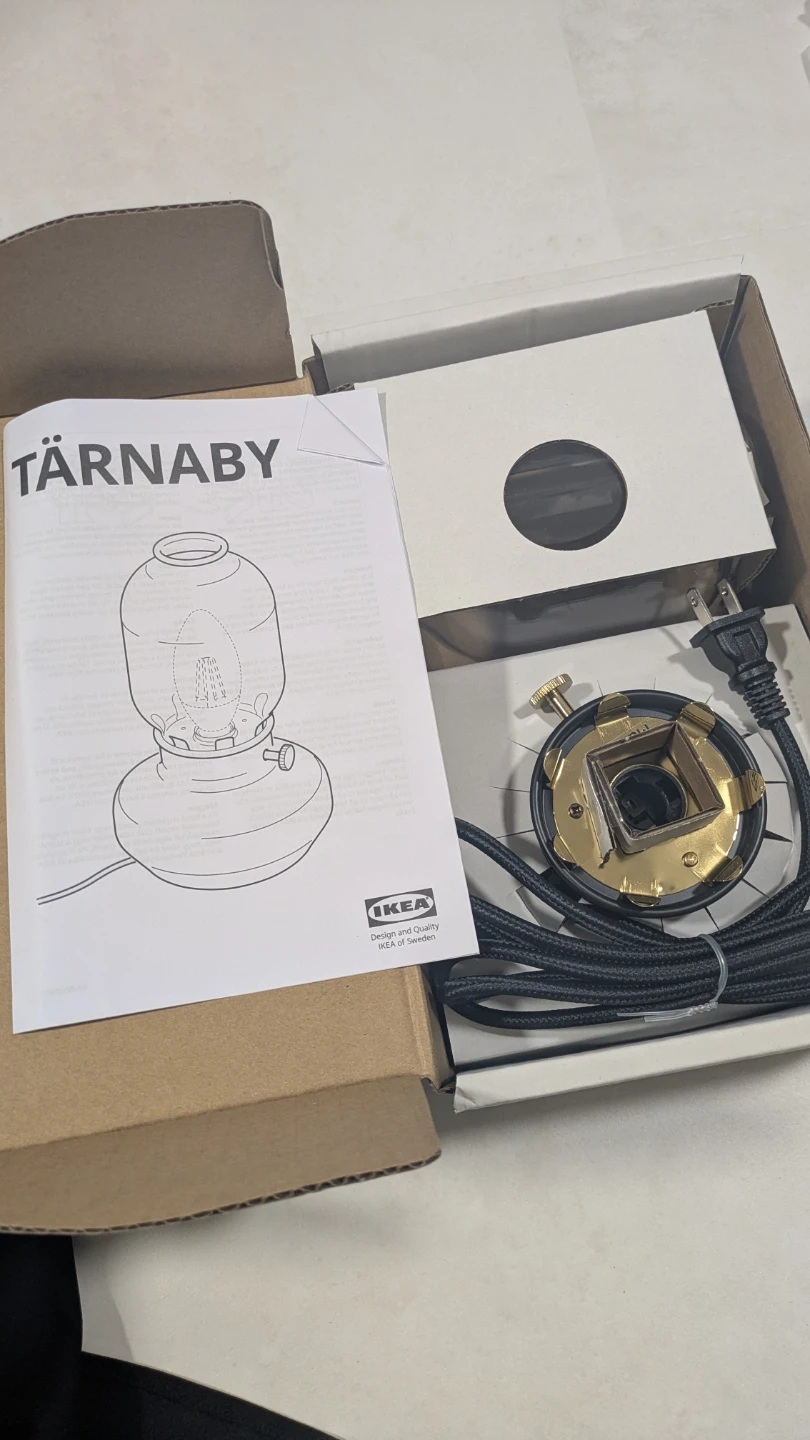 イケア TÄRNABY ターナビー テーブルランプの写真3枚目