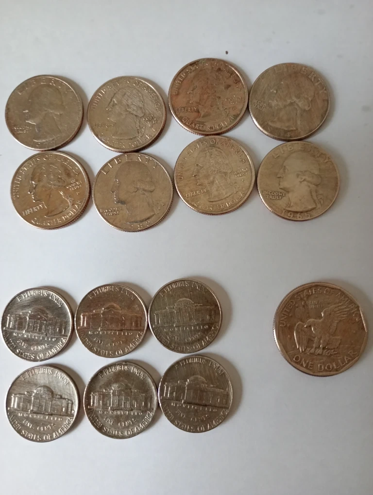 アメリカ、ロンドンとシンガポール硬貨 まとめ