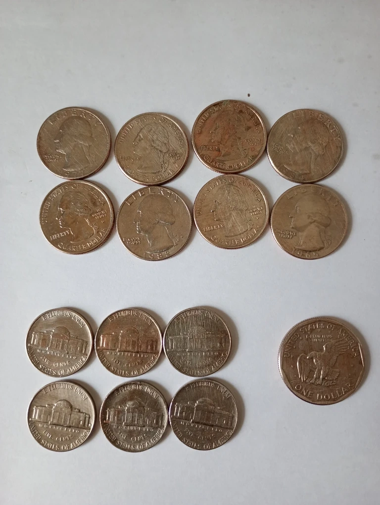 アメリカ、ロンドンとシンガポール硬貨 まとめの写真2枚目