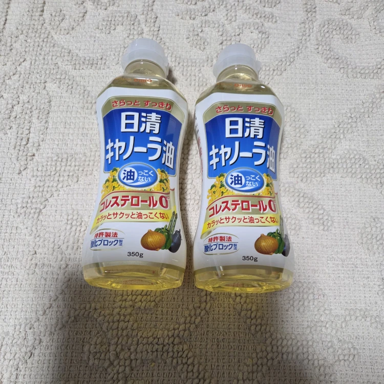 日清 キャノーラ油350ｇ×２本