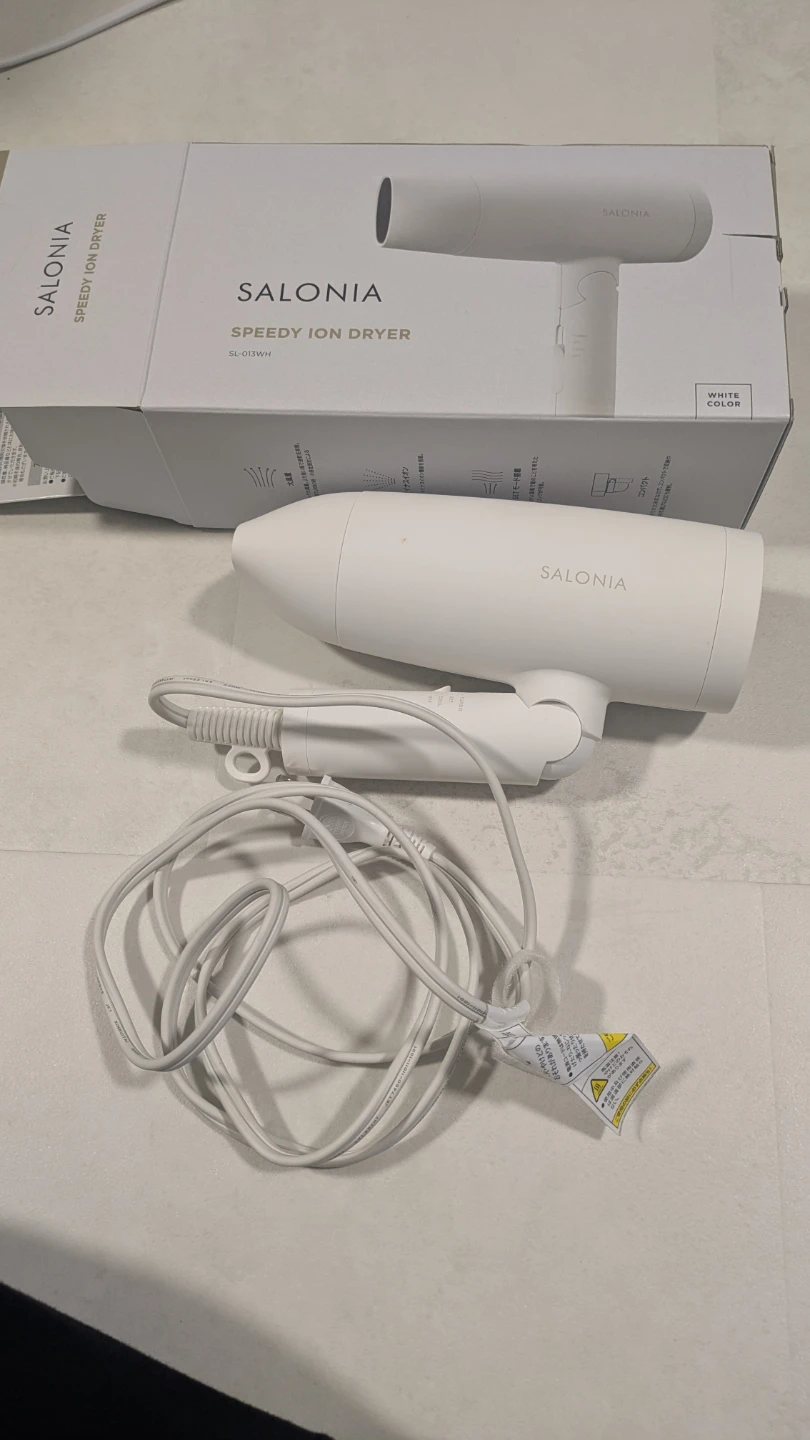 サロニア スピーディーイオンドライヤー SL-012WHの写真2枚目