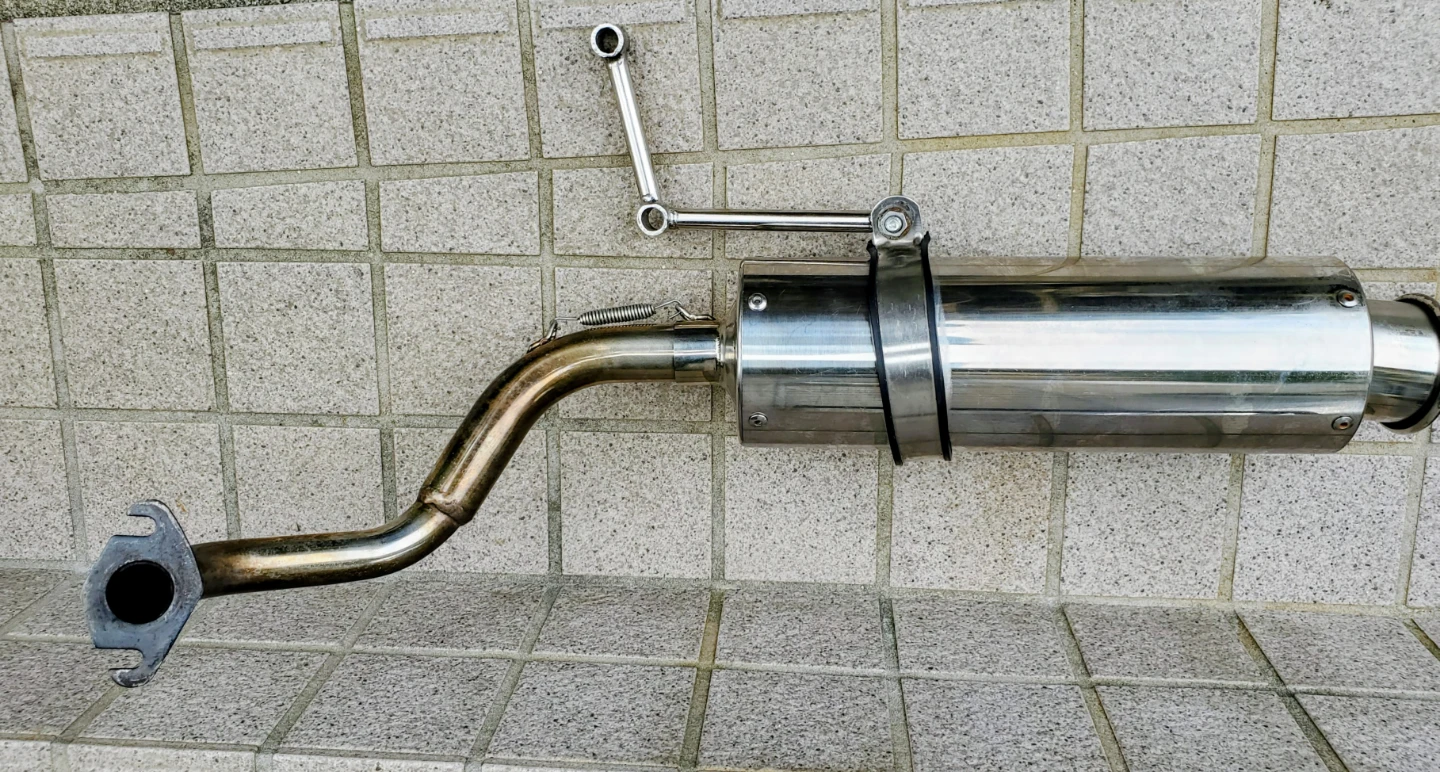 ホンダディオZXマフラーの写真2枚目