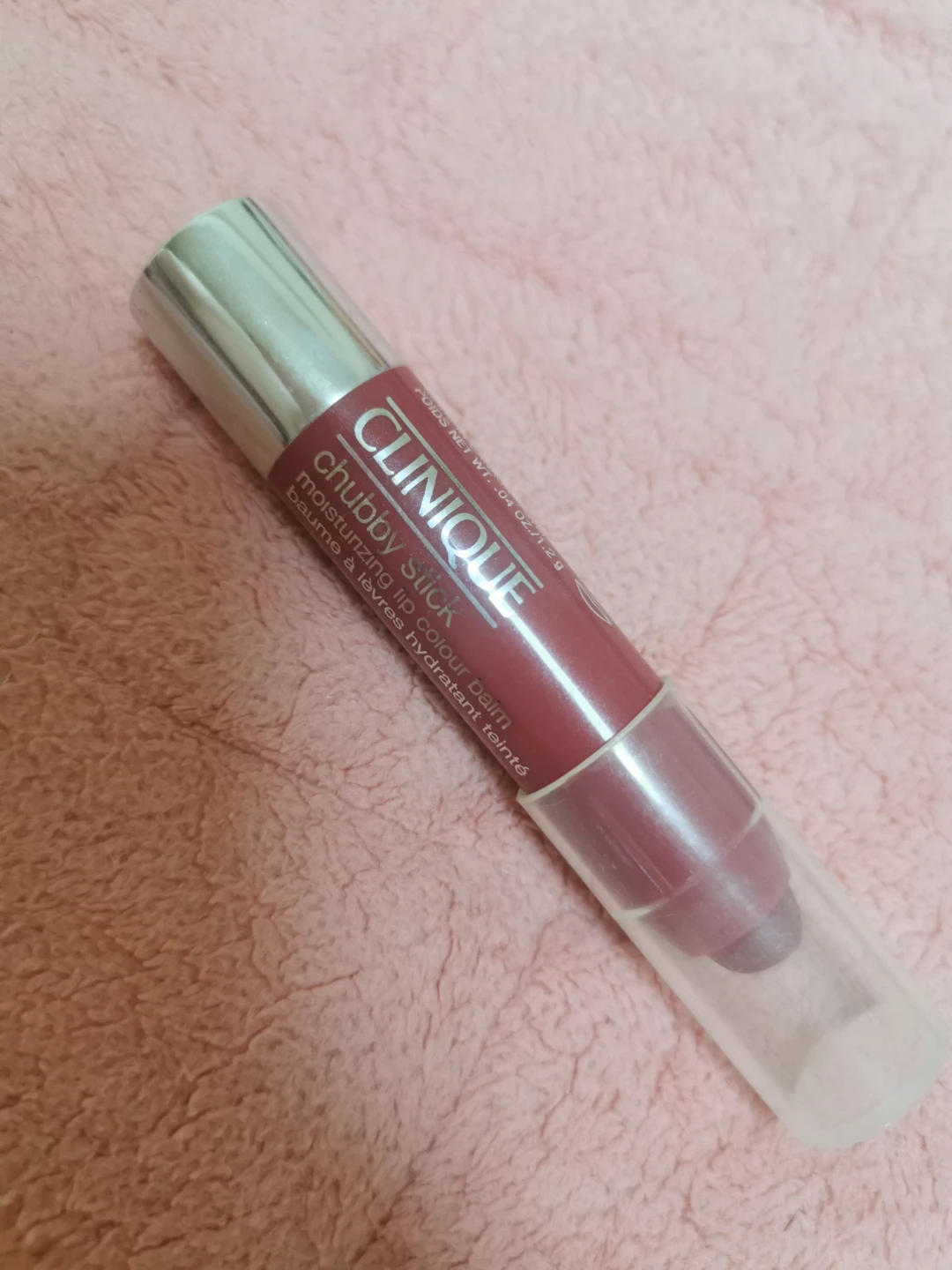 中古　CLINIQUE　モイスチャライジング　リップバーム ストロベリー