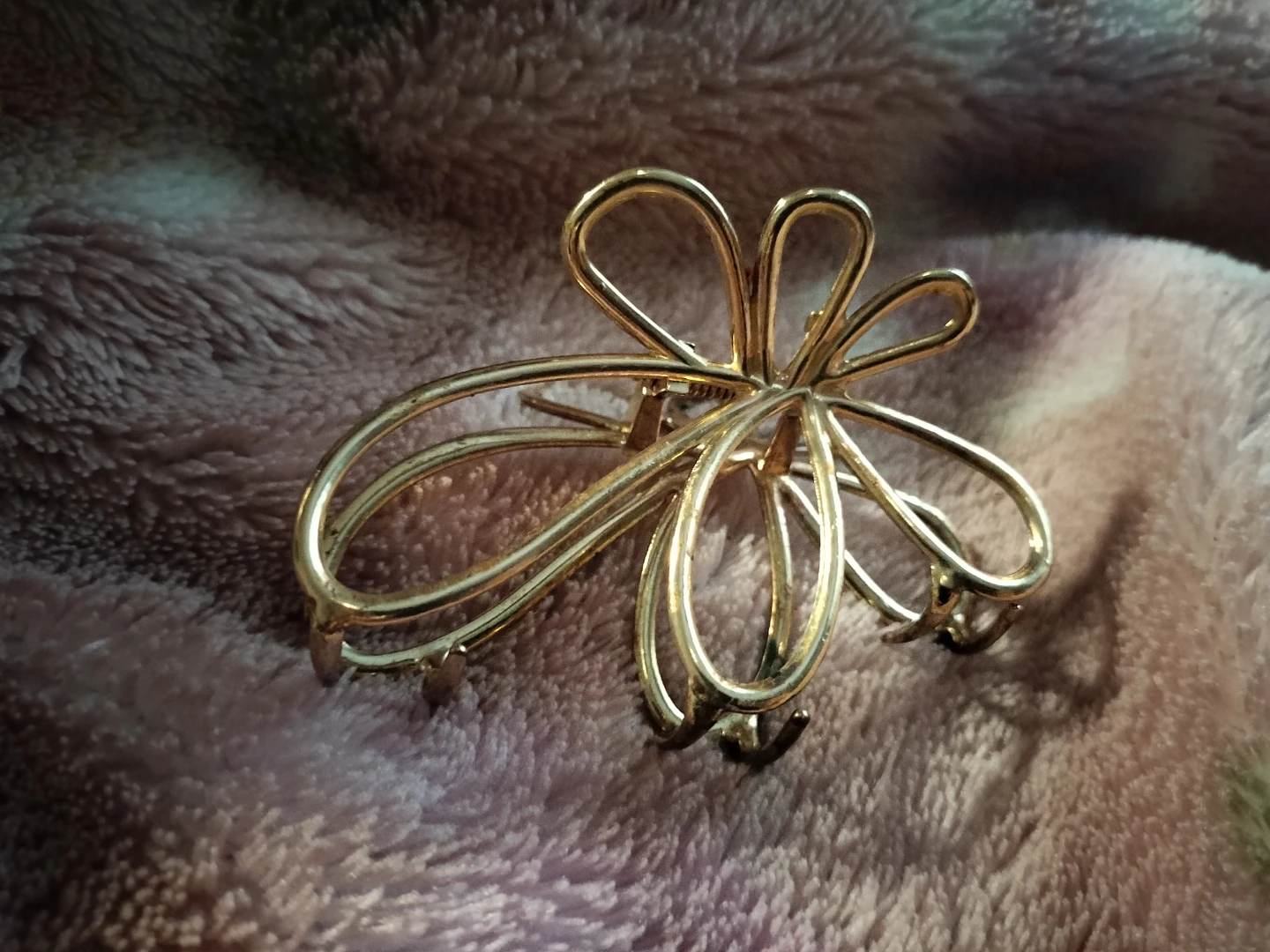 ヘアクリップ ゴールド