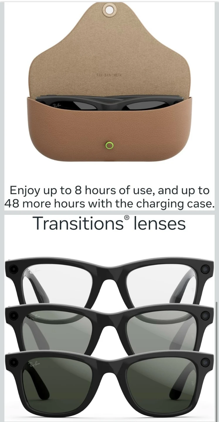 Ray-Ban Meta Smart Glasses Gen 2 Wayfarerの写真5枚目