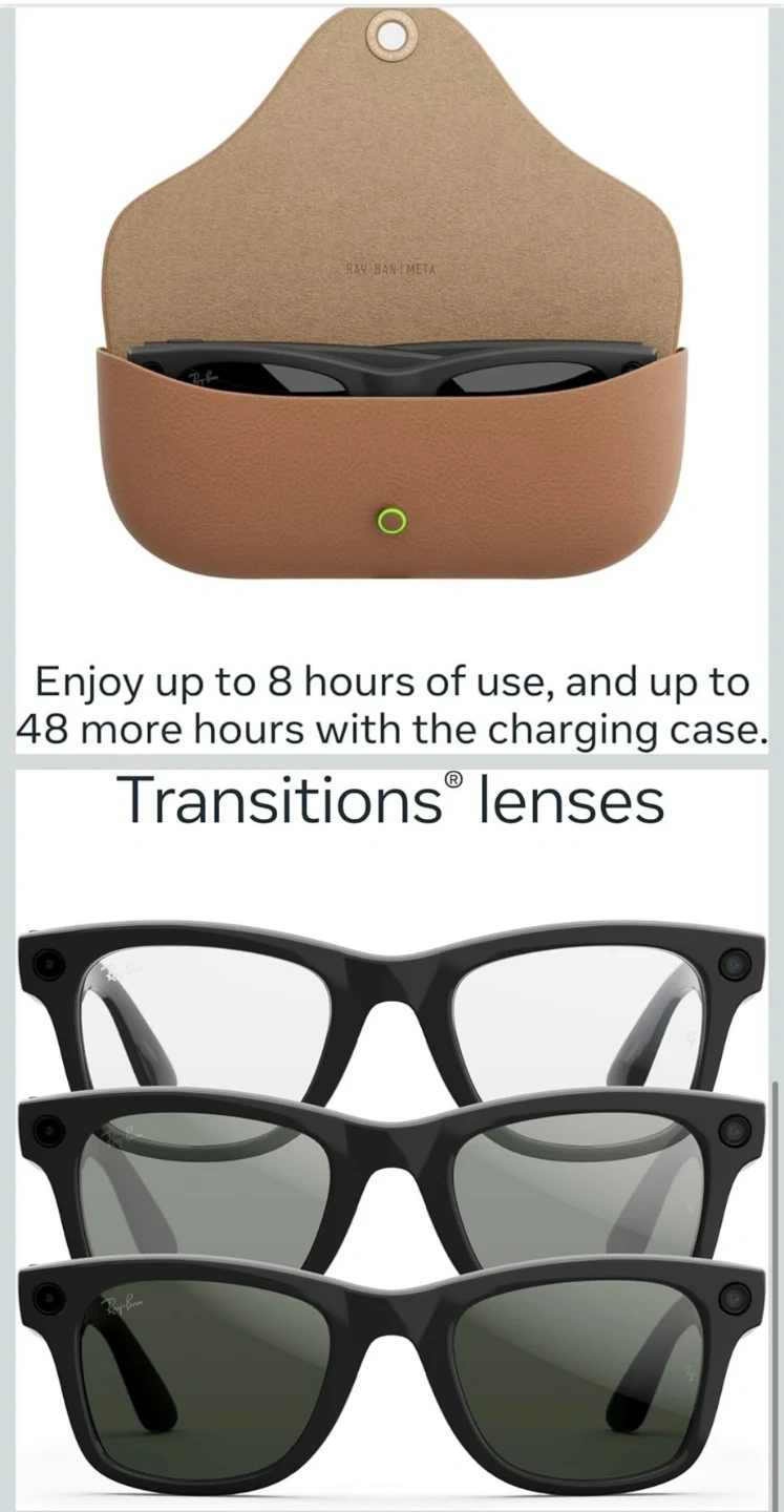 Ray-Ban Meta Smart Glasses Gen 2 Wayfarerの写真5枚目