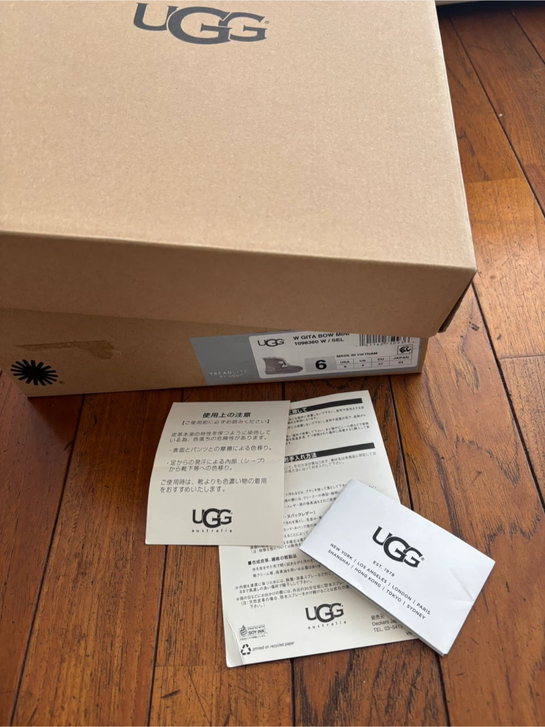 UGG GITA BOW MINI BOOT 23cm 中古良品の写真5枚目