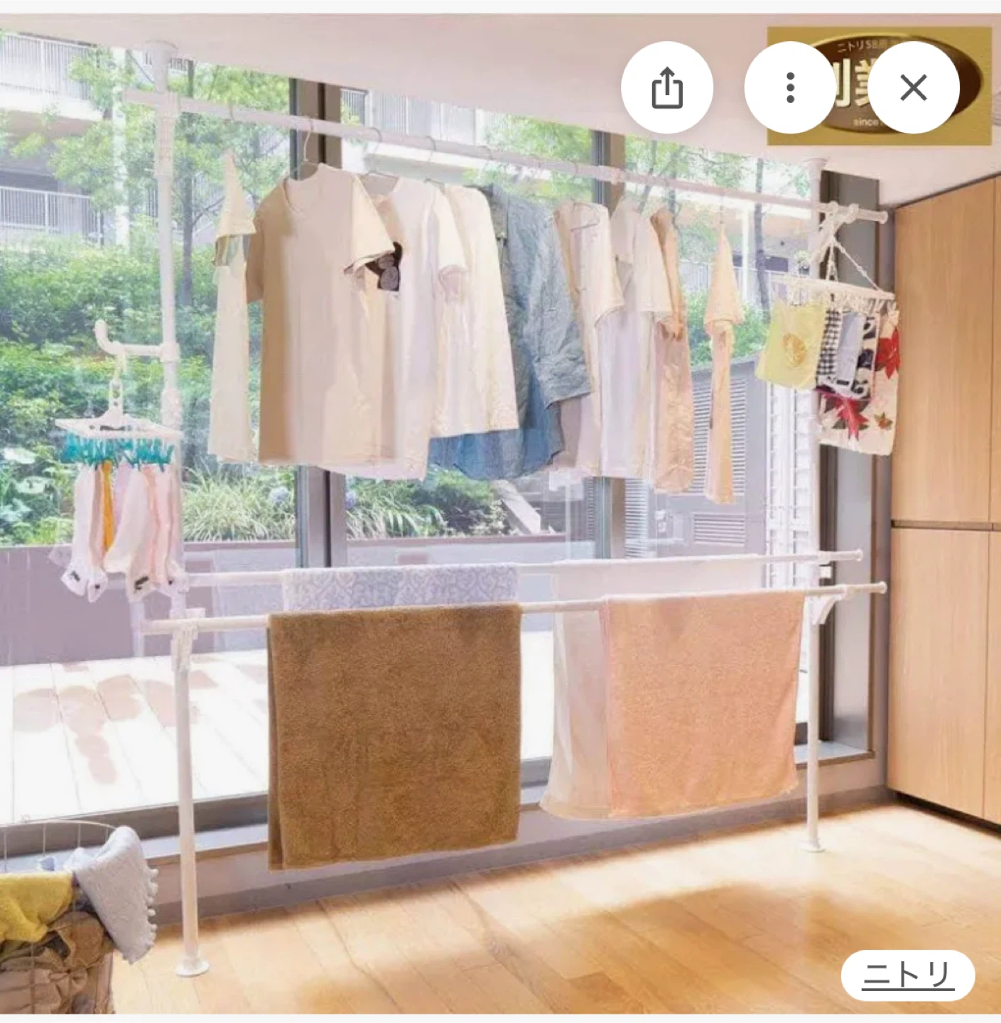 室内用物干し竿
